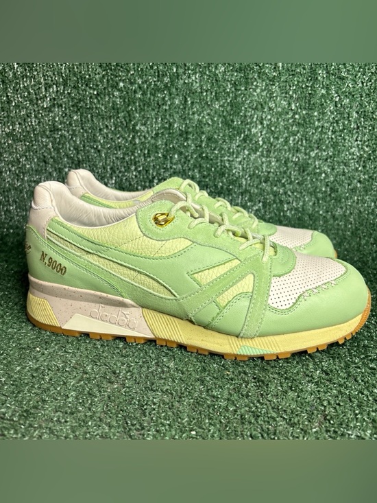 Diadora Other - NEW diadora N9000 Ice Cream X Feature Perforated Lace Up Mens Green Shoes 9.5